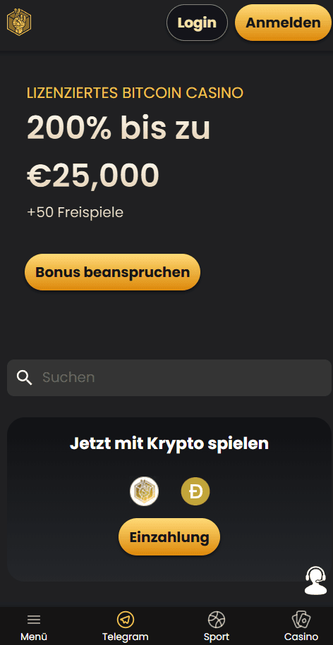 Lucky Block Casino mobil auf dem Smartphone